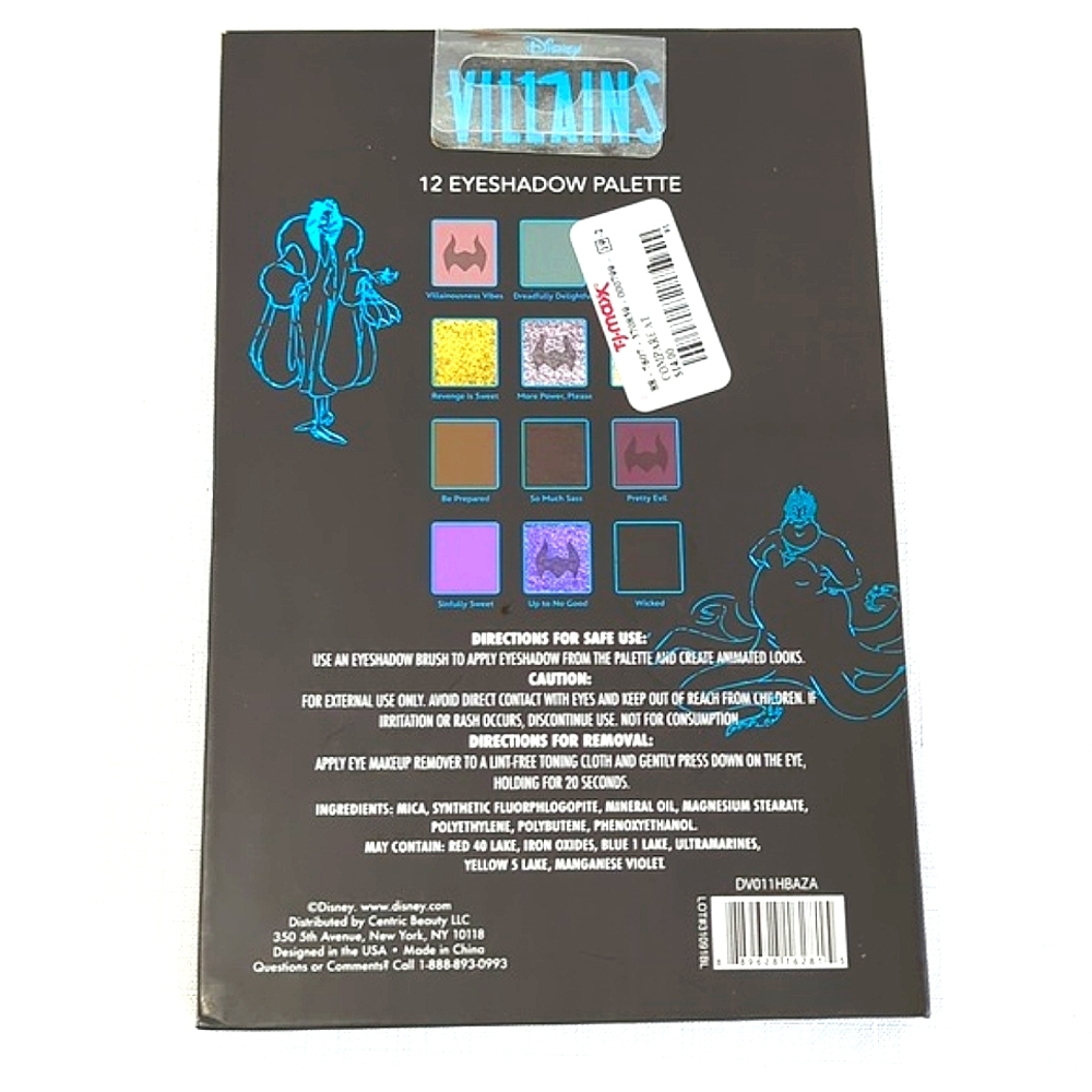 Disney VILLIANS Eyeshadow Palette - Picture 2 of 3